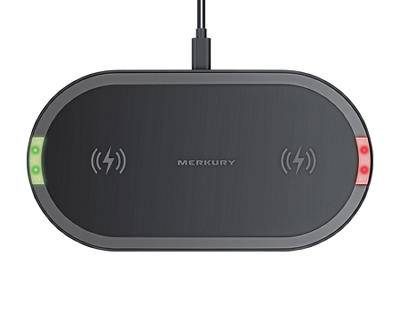 Merkury Dual Wireless Charging Pad (black)
