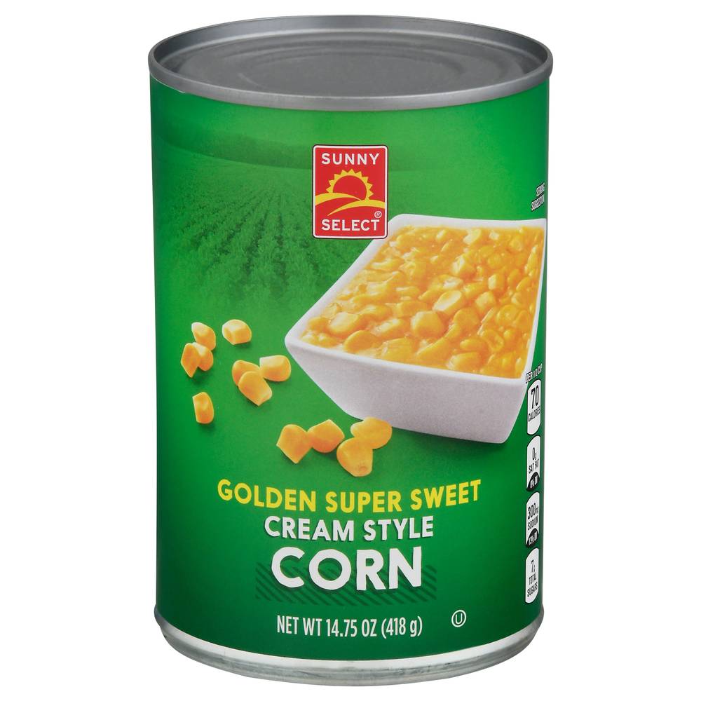 Sunny Select Cream Style Golden Super Sweet Corn (14.75 oz)