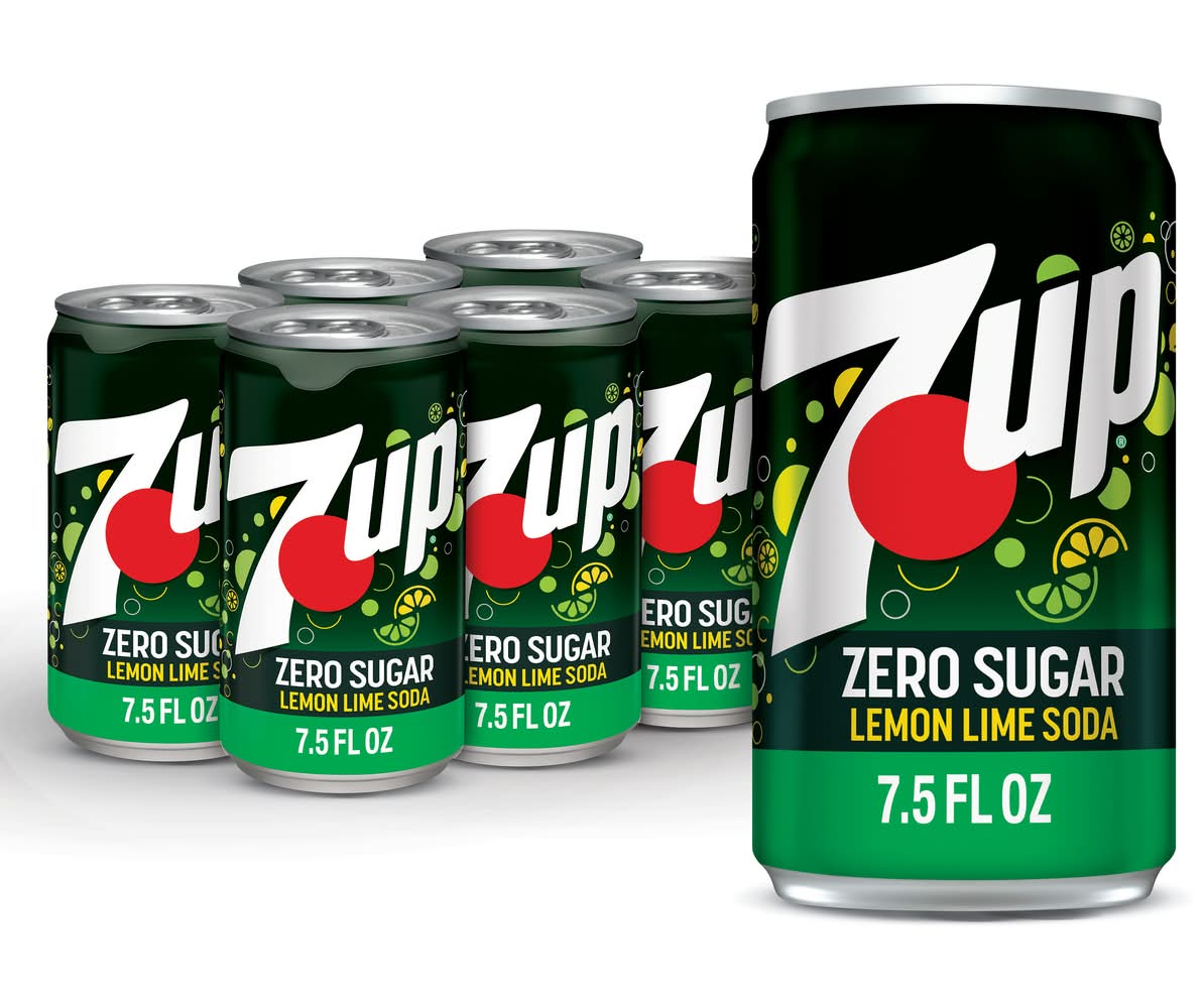 7UP Lemon Lime Soda (6 x 7.5 fl oz)