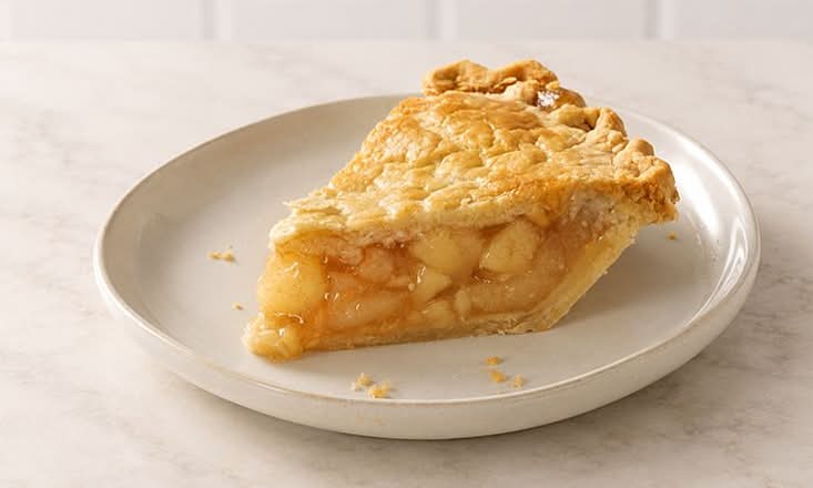 Homestyle Apple Pie, slice