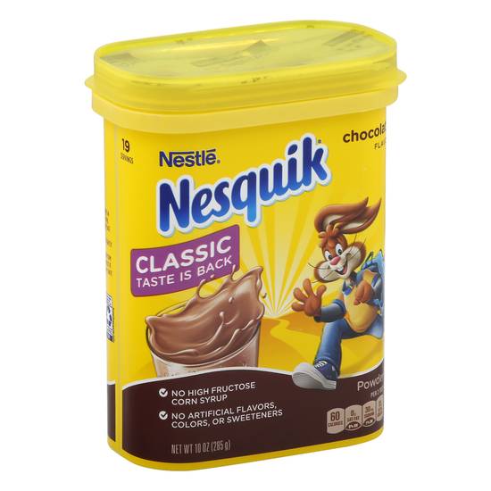 Nesquik Chocolate Flavor Drink Mix Powder (10 oz)