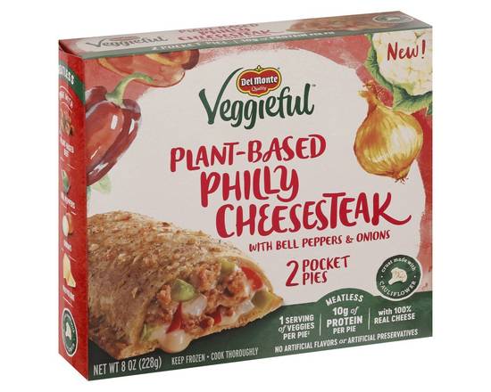 Del Monte · Veggieful Plant-Based Philly Cheesesteak Pocket Pies (2 x 4 oz)