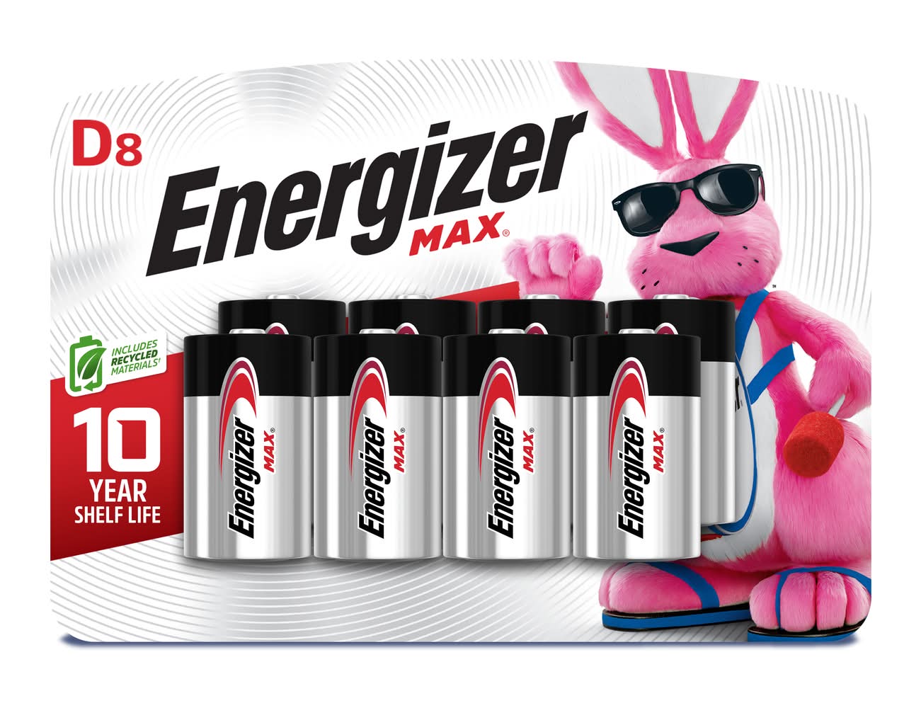 Energizer Max Powerseal Alkaline D Batteries (2.85 lbs)