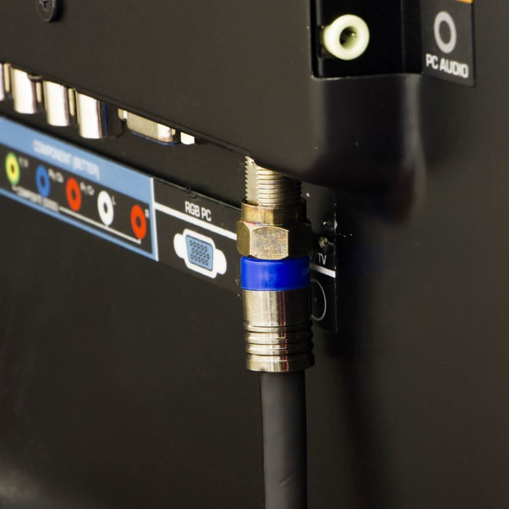 Utilitech 50-ft RG6-Quad Shield Black Coaxial Cable