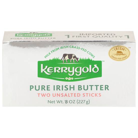 Kerrygold Unsalted Pure Irish Butter (8 oz)