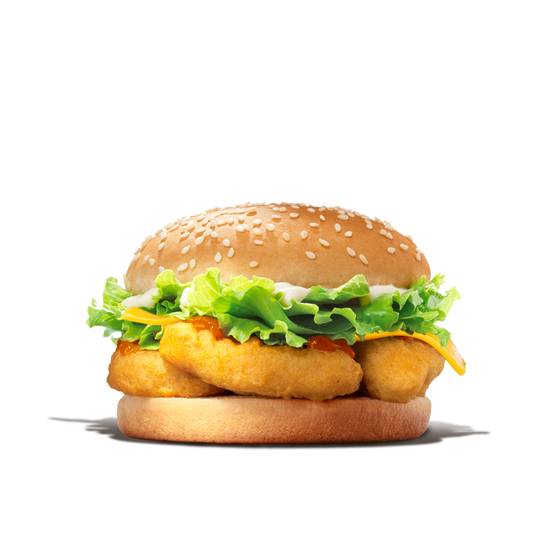 Veggie Nuggets Burger con Queso