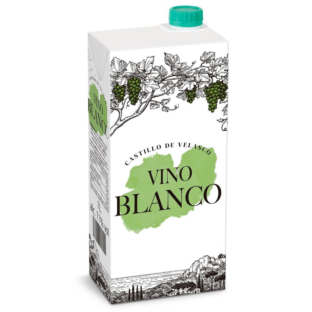 Vino Blanco Castillo De Velasco Brik 1 L