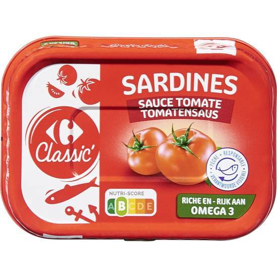 Carrefour Classic' - Sardines en sauce tomate