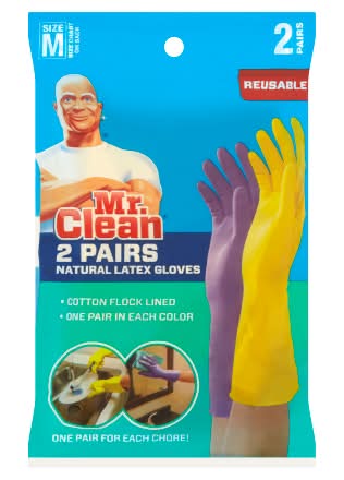 Mr. Clean Reusable Natural Latex Gloves (2 ct)
