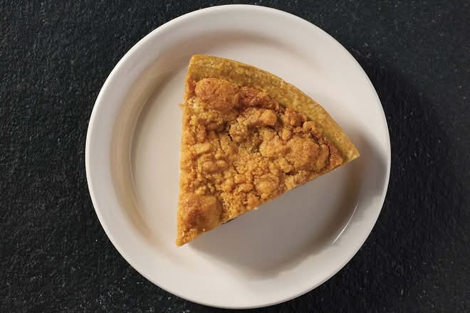 Apple Streusel Pie Slice