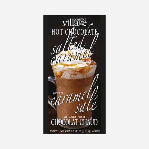 Mélange pour chocolat chaud caramel salé