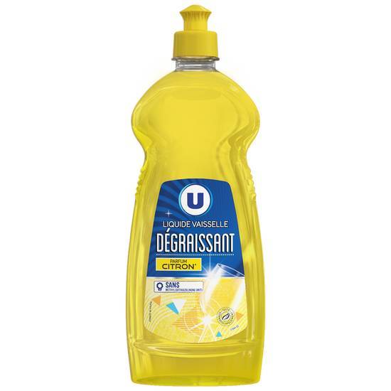 U - Liquide vaisselle dégraissant parfum citron ( 750 ml)