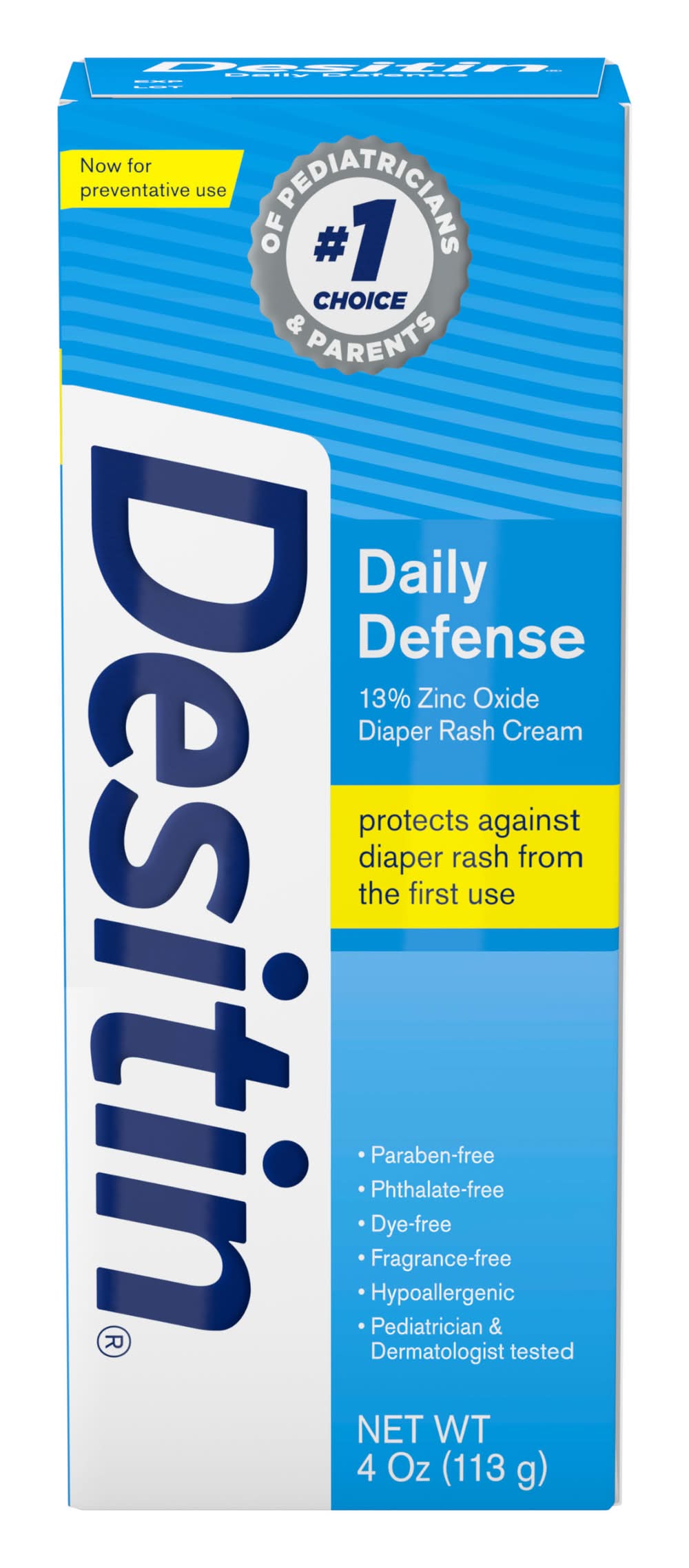 Desitin Daily Defense Diaper Rash Cream (4 oz)