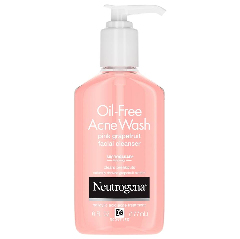 Neutrogena Oil-Free Pink Grapefruit Salicylic Acid Acne Wash (6 fl oz)