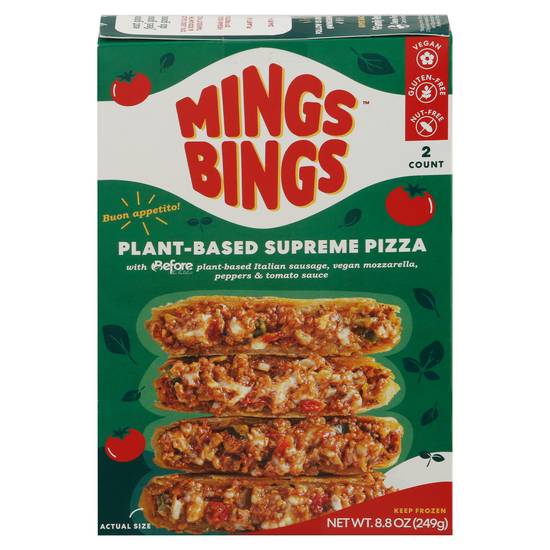 Mingsbings Plant-Based Supreme Pizza