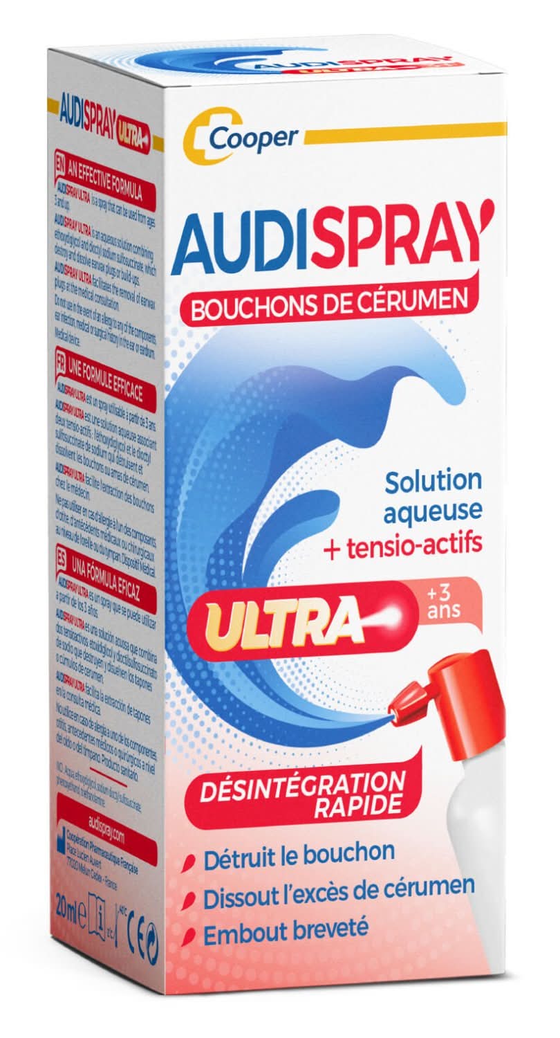 Cooper - Audispray solution bouchons de cérumen 3+ans (200ml)