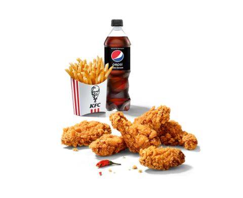 6er Hot Wings Menü