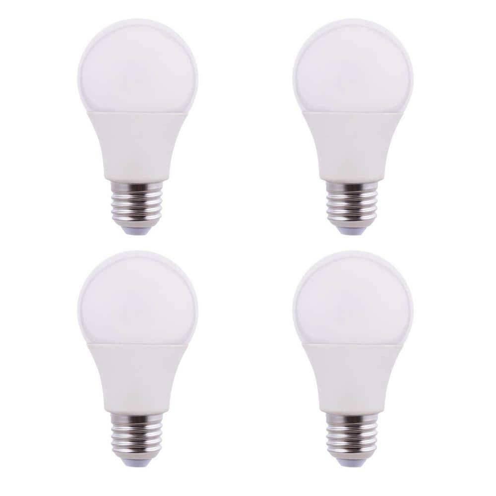 100-Watt Equivalent A19 Non-Dimmable Cec Rated Led Light Bulb Daylight (4-Pack)