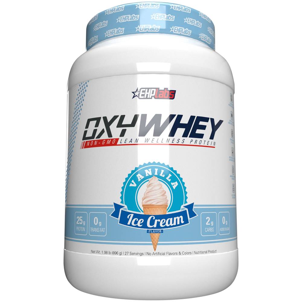 Ehplabs Oxywhey Protein Isolate Powder (1.98 lb) (vanilla ice cream )