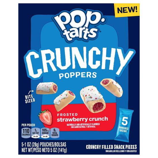 Pop-Tarts Frosted Strawberry Crunchy Poppers (strawberry )