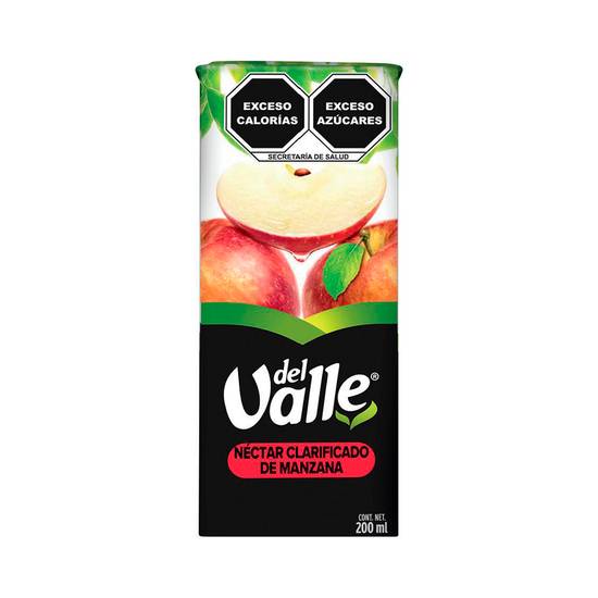 Del valle néctar clarificado (200 ml) (manzana)