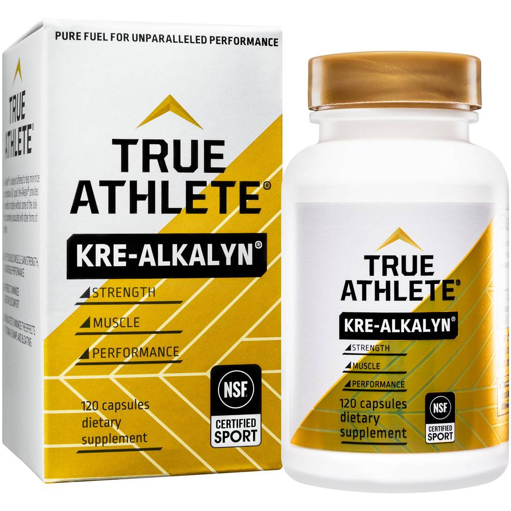 True Athlete Kre-Alkalyn Dietary Supplement Capsules (120 ct)