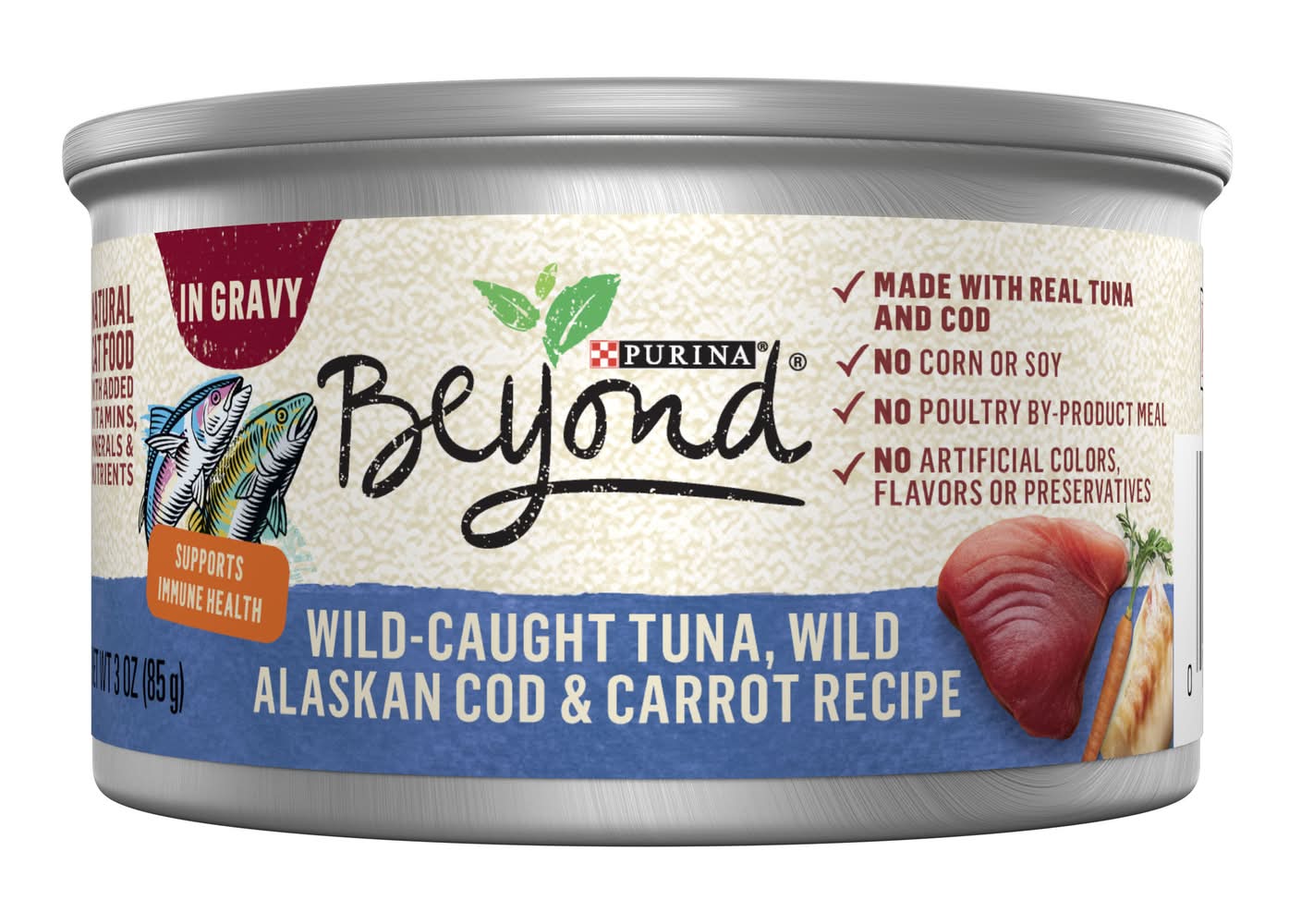 Beyond Grain Free Tuna Mackerel & Carrot Cat Food - Delivery in Under an  Hour | Cat Supplies | Uber Eats