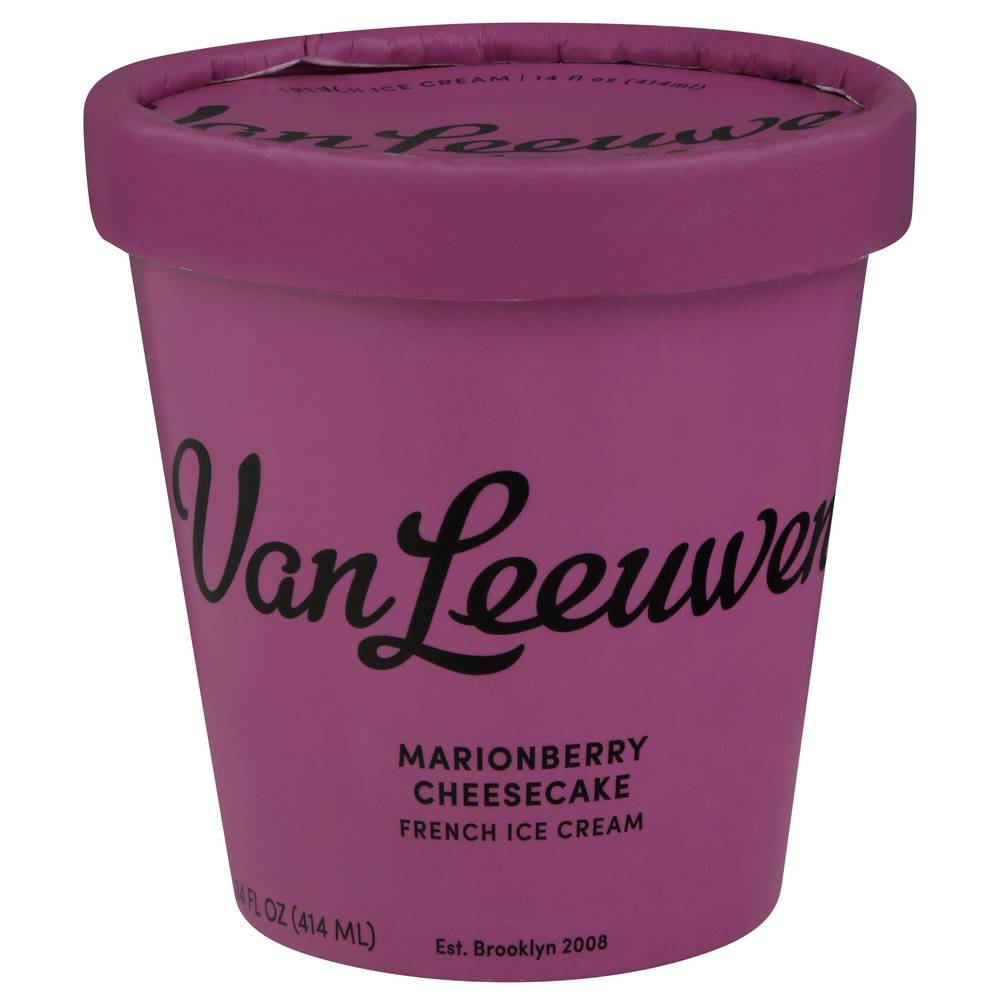 Van Leeuwen French Ice Cream, Marionberry Cheesecake (14 fl oz)
