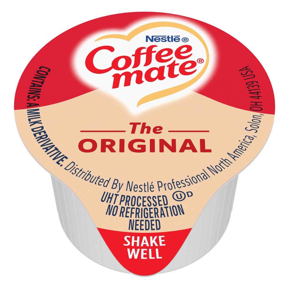 Coffe-Mate Original Liquid Non-Dairy Coffee Creamer Single Serve Cups (50 ct, .37 oz)