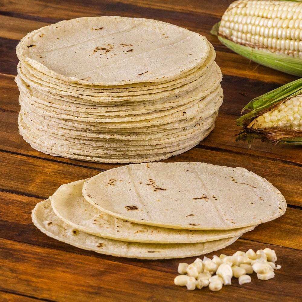 Tortilla de maíz blanco (a granel)