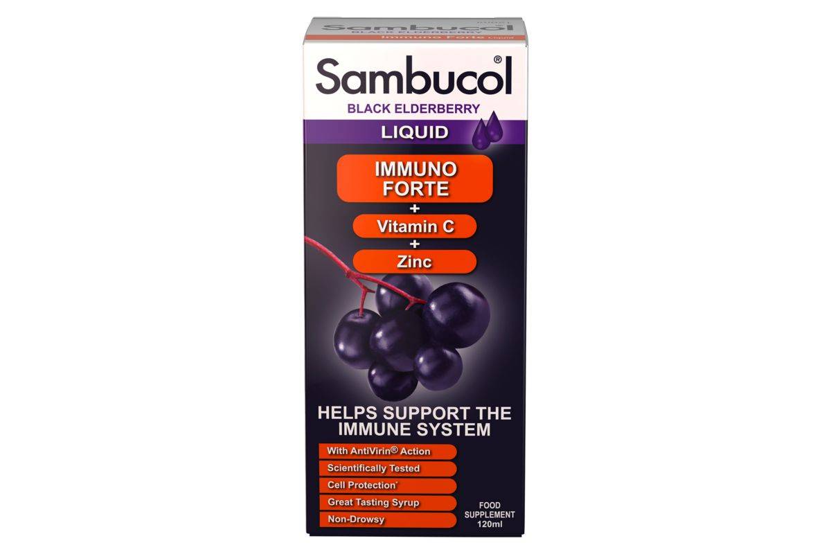 Sambucol Liquid Extract Immuno Forte Formula - 120 ml