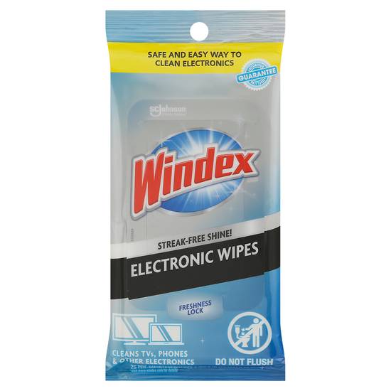 Windex Electronics Wipes Streak-Free Shine (25 ct)