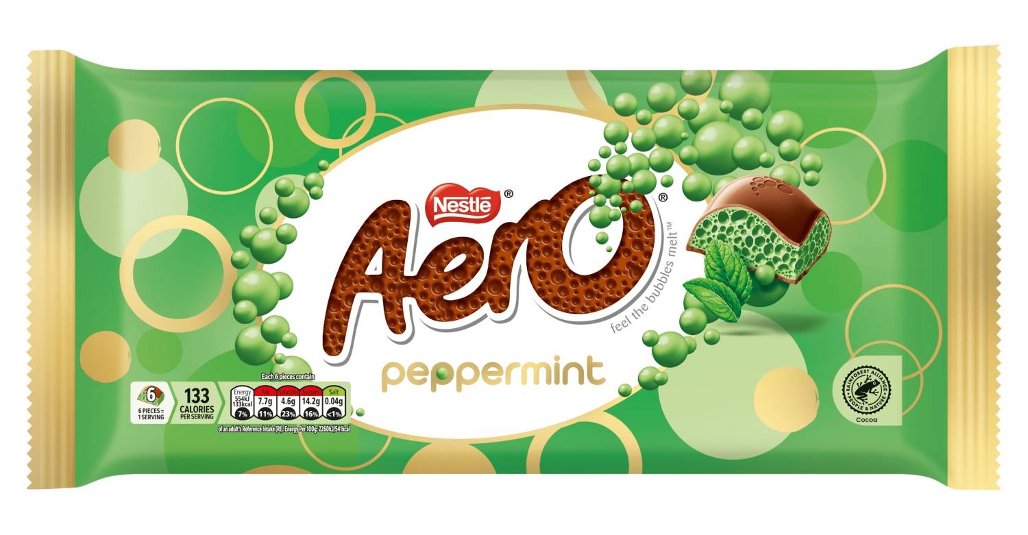 Aero Peppermint Block 295g