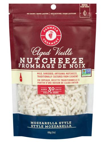 Parmela Creamery Plant Based Mozzarella Shredded Cheese (198 g)