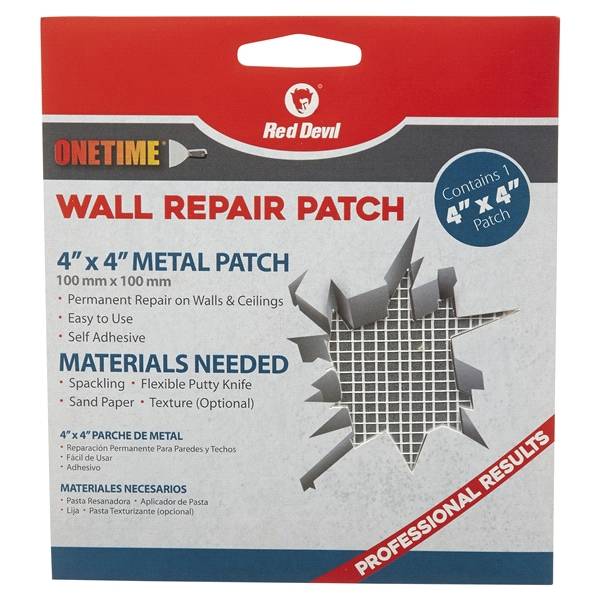 4'' X 4'' Onetime Wall Repair Patch