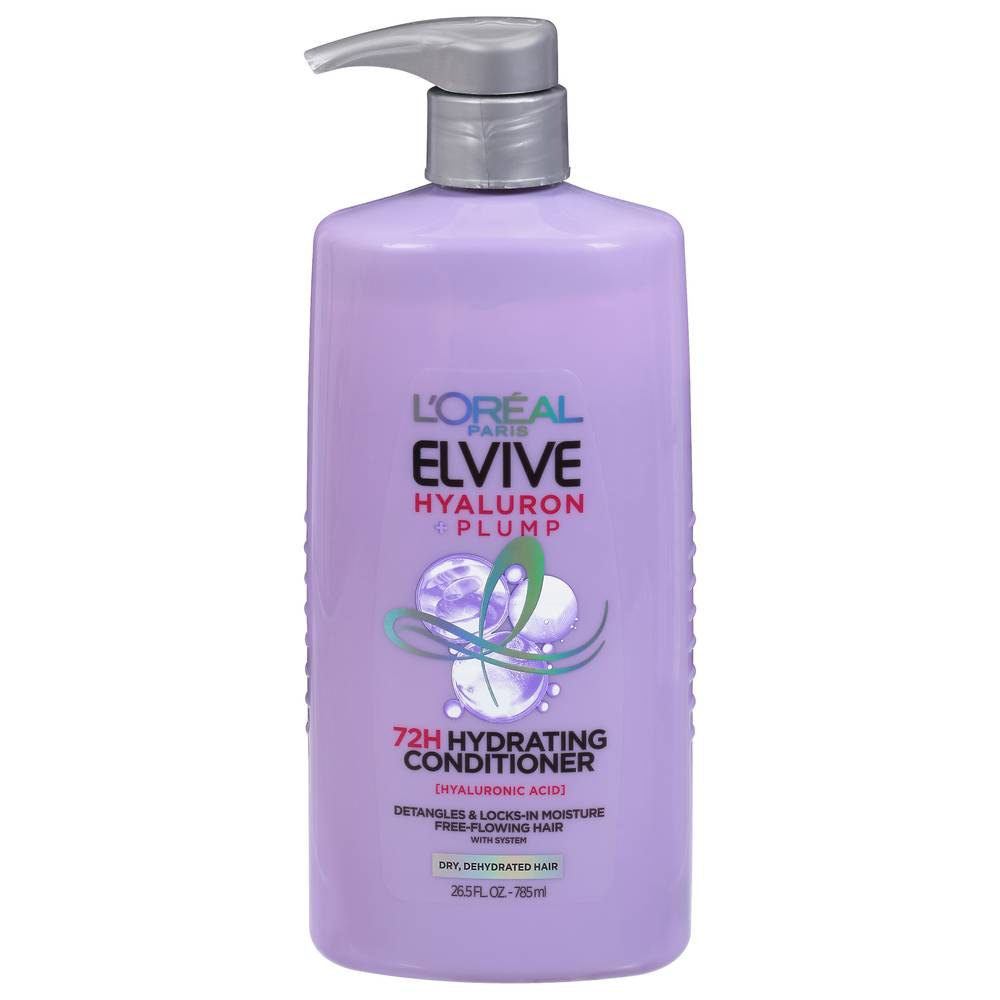 L'Oréal Elvive Hyaluron + Pump 72h Hydrating Conditioner (26.5 fl oz)