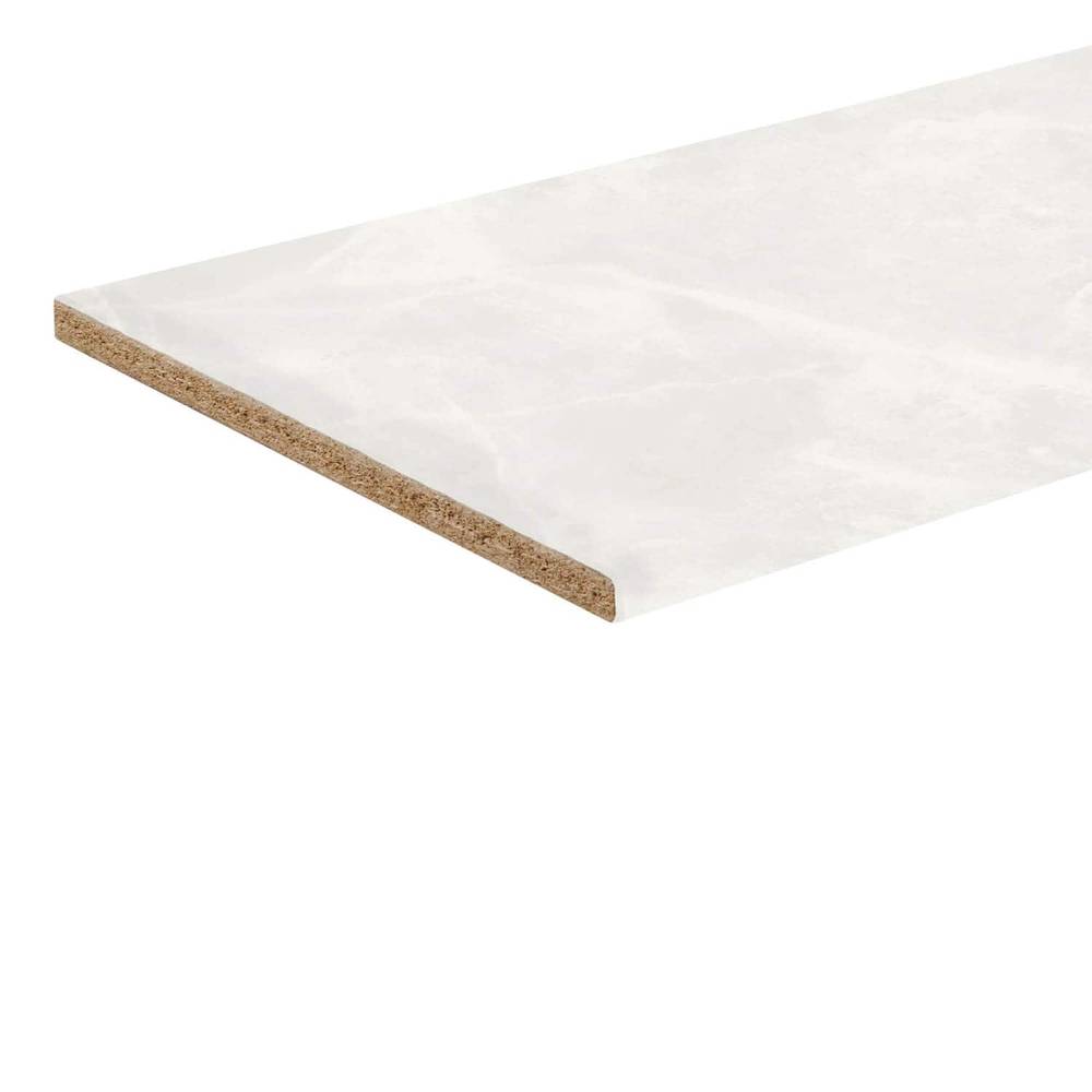 Stretta 6-ft x 25.5-in x 1.125-in Manhattan Pearl Laminate Countertop | 160301