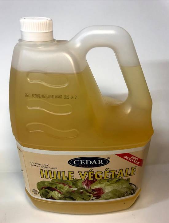 Cedar · Vegetable oil - Huile De Vegetale Cedar