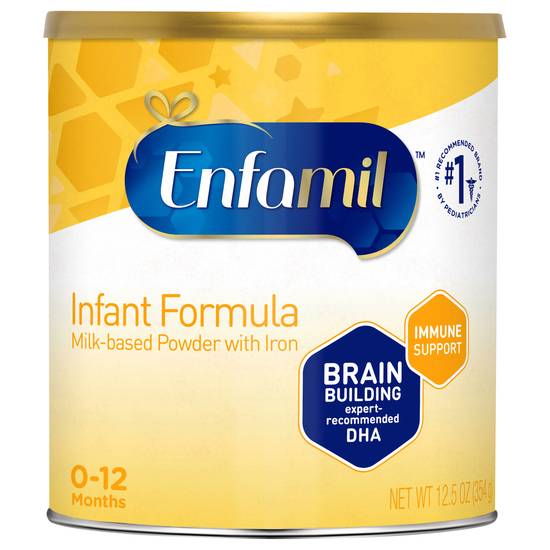 Enfamil Milk Based Powder With Iron Infant Formula 0-12 Months
