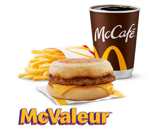 Trio McValeur Saucisse McMuffin [610.0 Cal]