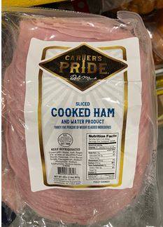 Carver's Pride - Sliced Cooked Ham 35% (6 Units per Case)