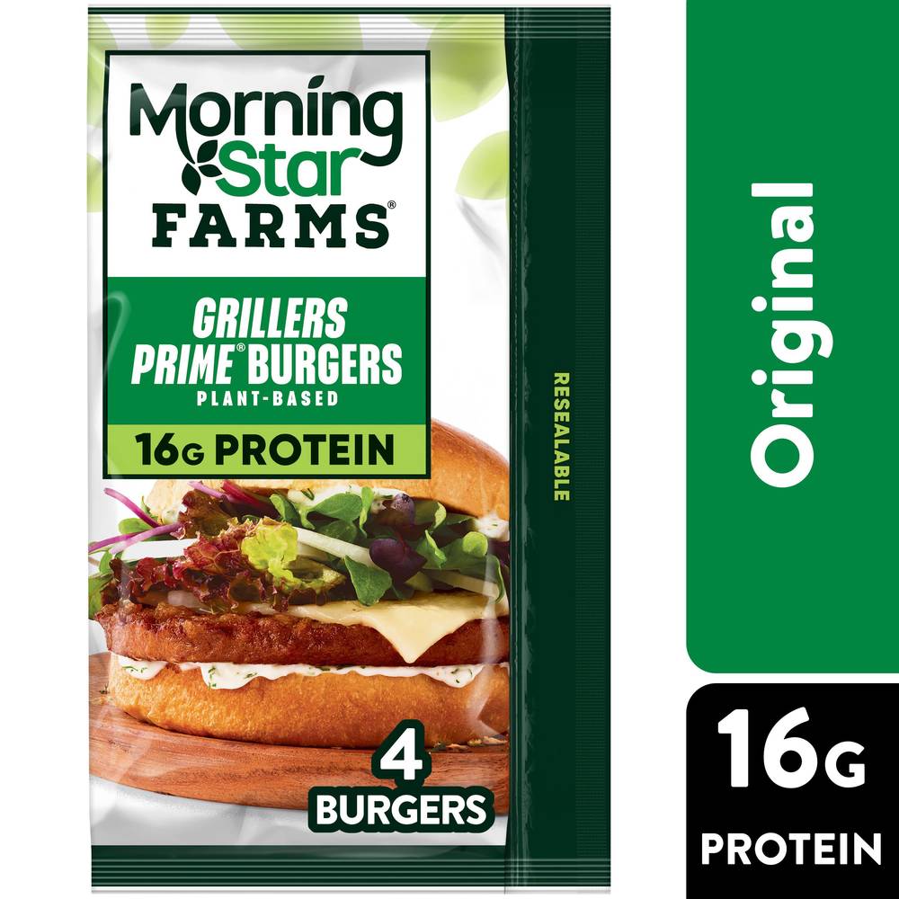 MorningStar Farms Veggie Griller Burgers (4 ct)