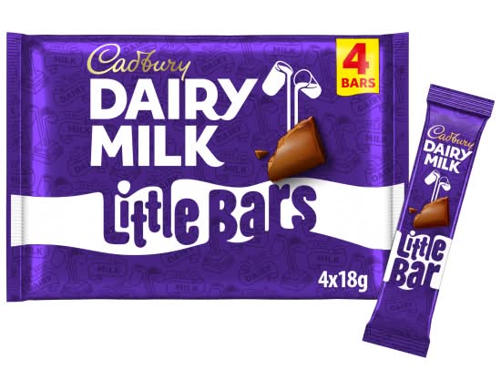 Cadbury Dairy Milk Little Bars (4 x 18g)