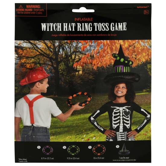 Amscan Inflatable Witch Hat Ring Toss Game