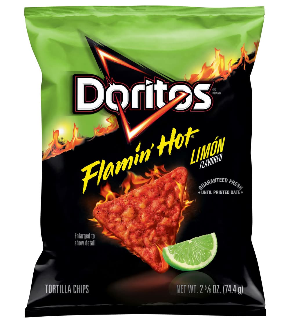 Doritos Tortilla Chips, Flamin' Hot Limon (2.62 oz)