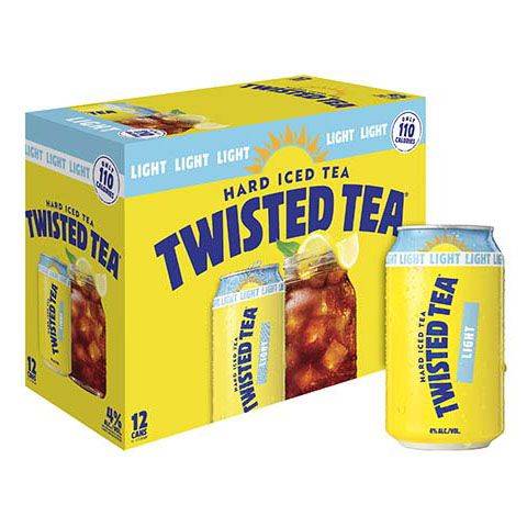Twisted Tea Light Hard Iced Tea (12 ct, 12 fl oz)