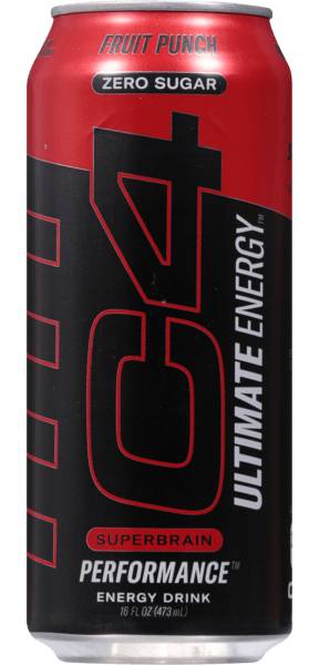 C4 Ultimate Energy Fruit Punch 16oz
