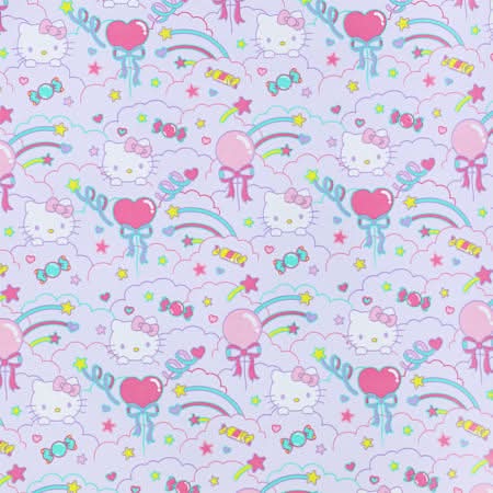 Hello Kitty® Gift Wrap Purple