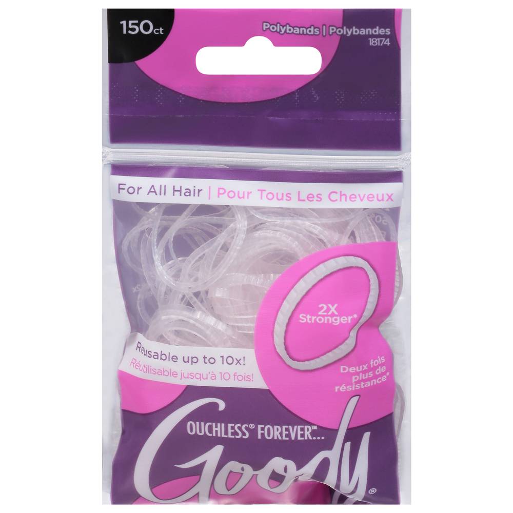 Goody Ouchless Forever Polybands (0.63 oz, 150 ct)