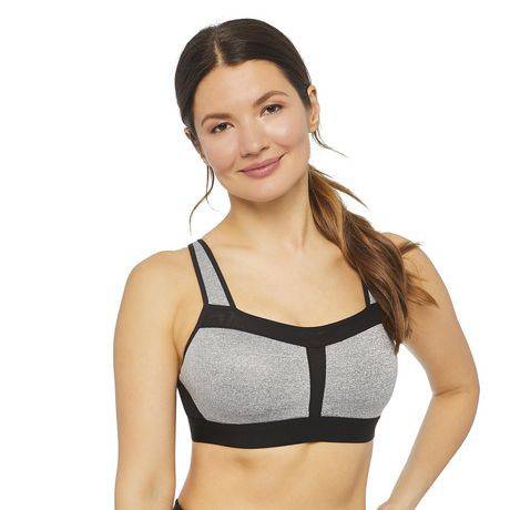 Athletic Works Women's Mesh Insert Sports Bra (grey - 40d), Delivery Near  You